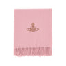 VIVIENNE WESTWOOD Sciarpa in lana con Orb Pink Donna 