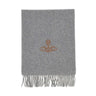 VIVIENNE WESTWOOD Sciarpa in lana con Orb GREY Donna 