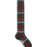 VIVIENNE WESTWOOD "Multicheck High Sock" GREY Donna 