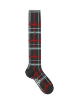 VIVIENNE WESTWOOD "Multicheck High Sock" GREY Donna 