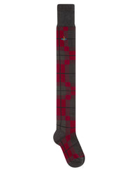 VIVIENNE WESTWOOD Calze "Locharron Over The Knee" MULTICOLOR Donna 