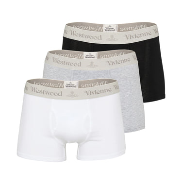 VIVIENNE WESTWOOD Set di tre boxer in cotone MULTICOLOR Uomo 