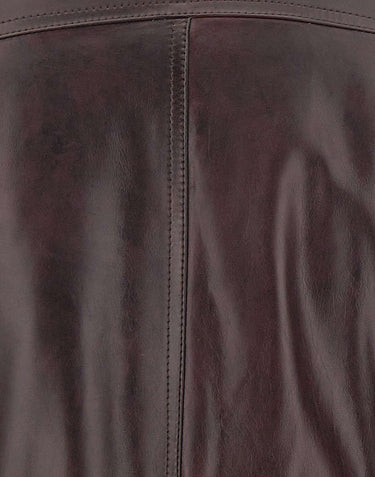 VOLFAGLI Giacca in pelle "12 Bomber Reversibile Fibula" RED Uomo 