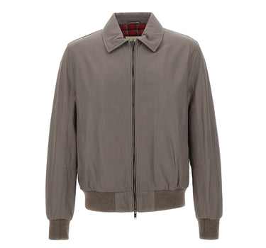 VOLFAGLI Giacca in pelle "Angioino" GREY Uomo 