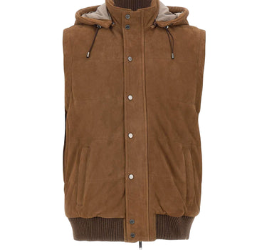 VOLFAGLI Gilet "Campidoglio" BROWN Uomo 
