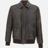 VOLFAGLI Giacca in pelle "David Tundra" BROWN Uomo 