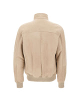 VOLFAGLI Giacca in pelle "Trevi" BEIGE Uomo 