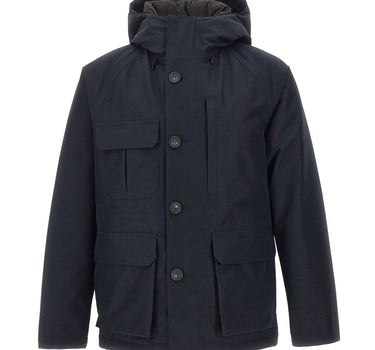 WOOLRICH Giacca "Heavy GTX Mountain" BLUE Uomo 