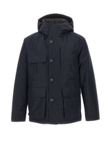 WOOLRICH Giacca "Heavy GTX Mountain" BLUE Uomo 