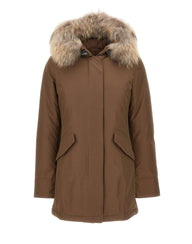 WOOLRICH Parka "Arctic Raccoon" BROWN Donna 