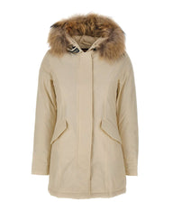WOOLRICH Parka "Arctic Raccoon" WHITE Donna 