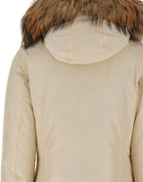 WOOLRICH Parka "Arctic Raccoon" WHITE Donna 
