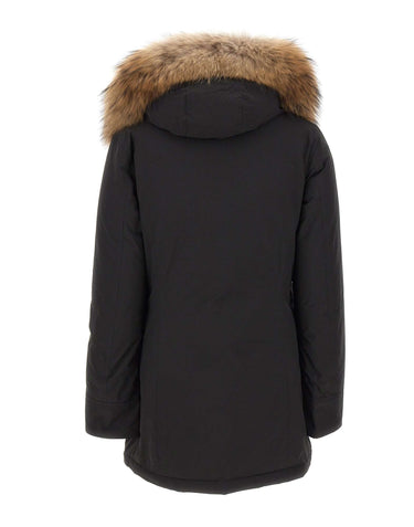 WOOLRICH Parka "Luxury Arctic Raccoon" BLACK Donna 