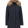 WOOLRICH Parka "Luxury Arctic Raccoon" BLUE Donna 