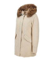 WOOLRICH Parka "Luxury Arctic Raccoon" WHITE Donna 