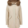 WOOLRICH Parka "Luxury Arctic Raccoon" WHITE Donna 