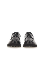 WOOLRICH Stringate in pelle BLACK Uomo 