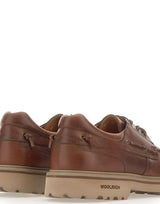 WOOLRICH Stringate in pelle BROWN Uomo 