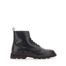 WOOLRICH Stivali stringati in pelle BLACK Uomo 