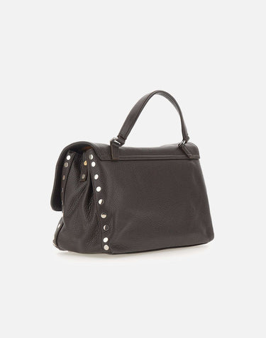 ZANELLATO Borsa a mano "Postina Daily S" BROWN Donna 