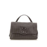 ZANELLATO Borsa a mano "Postina Foulard 70 Small" BROWN Donna 