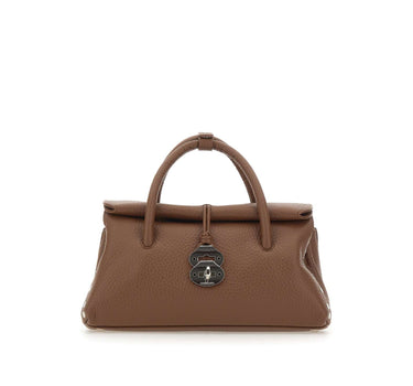 ZANELLATO Borsa a mano "Dotta Centauro taglia S" BROWN Donna 