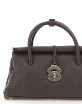 ZANELLATO Borsa a mano "Dotta Small" BROWN Donna 