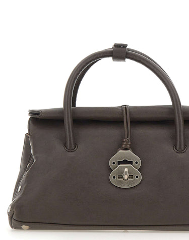 ZANELLATO Borsa a mano "Dotta Small" BROWN Donna 