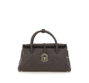 ZANELLATO Borsa a mano "Dotta Small" BROWN Donna 
