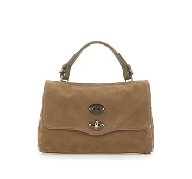 ZANELLATO Borsa a mano "Postina Zashmere Small" BROWN Donna 