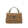 ZANELLATO Borsa a mano "Postina Zashmere Small" BROWN Donna 