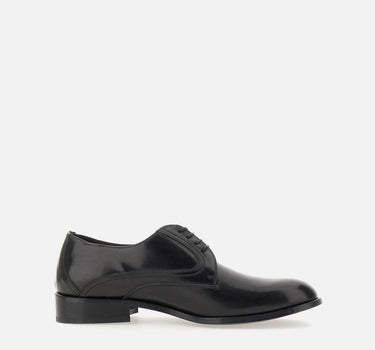 Stringate  "CL21" in pelle spazzolata CL21489 NERO DUCA DEGLI ABRUZZI 