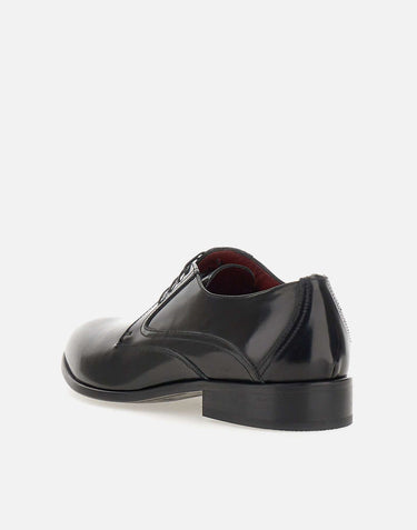 Stringate  "CL21" in pelle spazzolata CL21489 NERO DUCA DEGLI ABRUZZI 