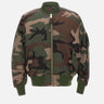 "MA-1 Base Flight Bomber Jacket" 756111C 408 ALPHA INDUSTRIES ULTRAVIOLET 