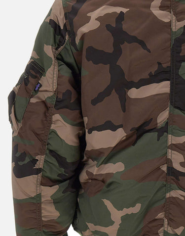 "MA-1 Base Flight Bomber Jacket" 756111C 408 ALPHA INDUSTRIES ULTRAVIOLET 