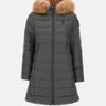 Piumino lungo con pelliccia "Kristin" 25WBLDK03103 006047978GG BLAUER 