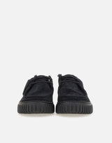 CLARKS Stringata "Torhill Lo" in camoscio BLACK Uomo 