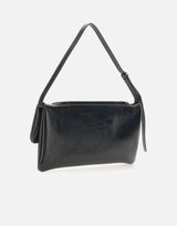 "Cuff Leather clutch" 425GSA202CR0043 BLACK COURREGES 