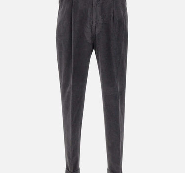 DEVORE Pantalone maxi costine GREY Uomo 