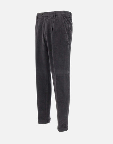 DEVORE Pantalone maxi costine GREY Uomo 