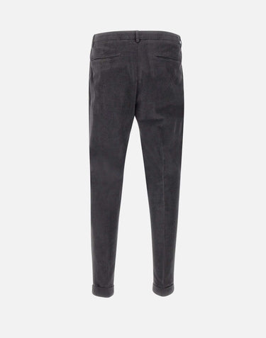 DEVORE Pantalone maxi costine GREY Uomo 
