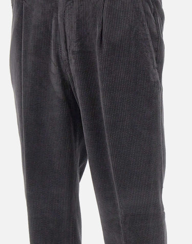 DEVORE Pantalone maxi costine GREY Uomo 