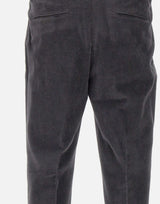 DEVORE Pantalone maxi costine GREY Uomo 