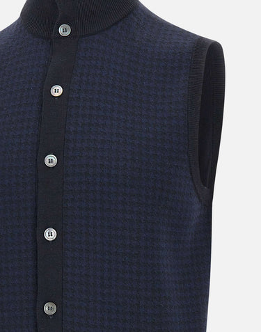 Gilet in lana BB1SM RM16J18889 FILIPPO DE LAURENTIIS 