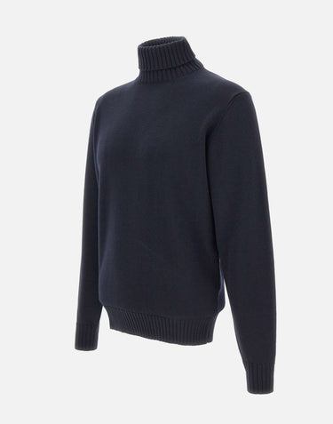 FILIPPO DE LAURENTIIS Dolcevita in lana merino BLUE Uomo 