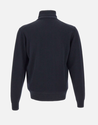 FILIPPO DE LAURENTIIS Dolcevita in lana merino BLUE Uomo 