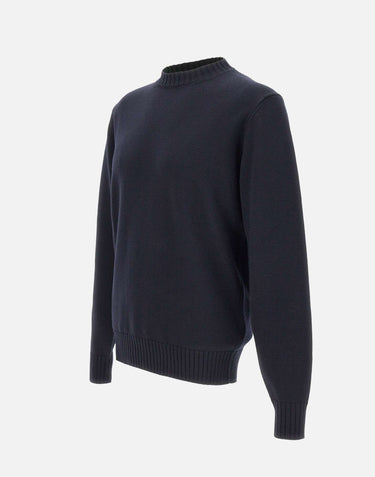 FILIPPO DE LAURENTIIS Maglia in fine lana merino BLUE Uomo 