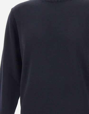 FILIPPO DE LAURENTIIS Maglia in fine lana merino BLUE Uomo 