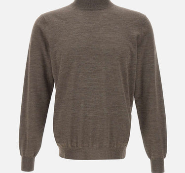 FILIPPO DE LAURENTIIS Maglia in lana BROWN Uomo 