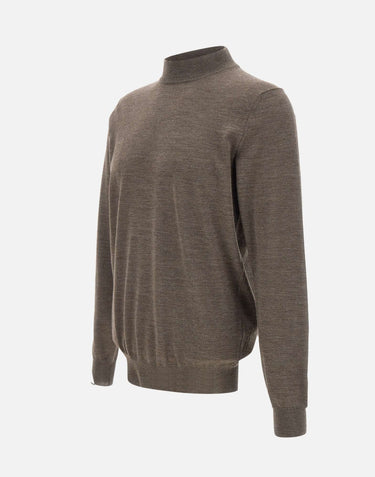FILIPPO DE LAURENTIIS Maglia in lana BROWN Uomo 